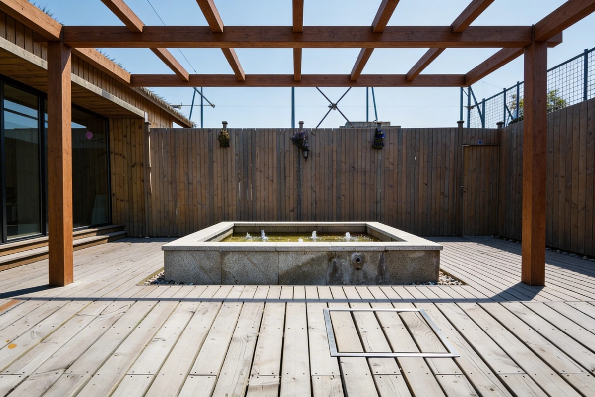 LA Pro Framing patio framing pergola style outdoor wood structure installation